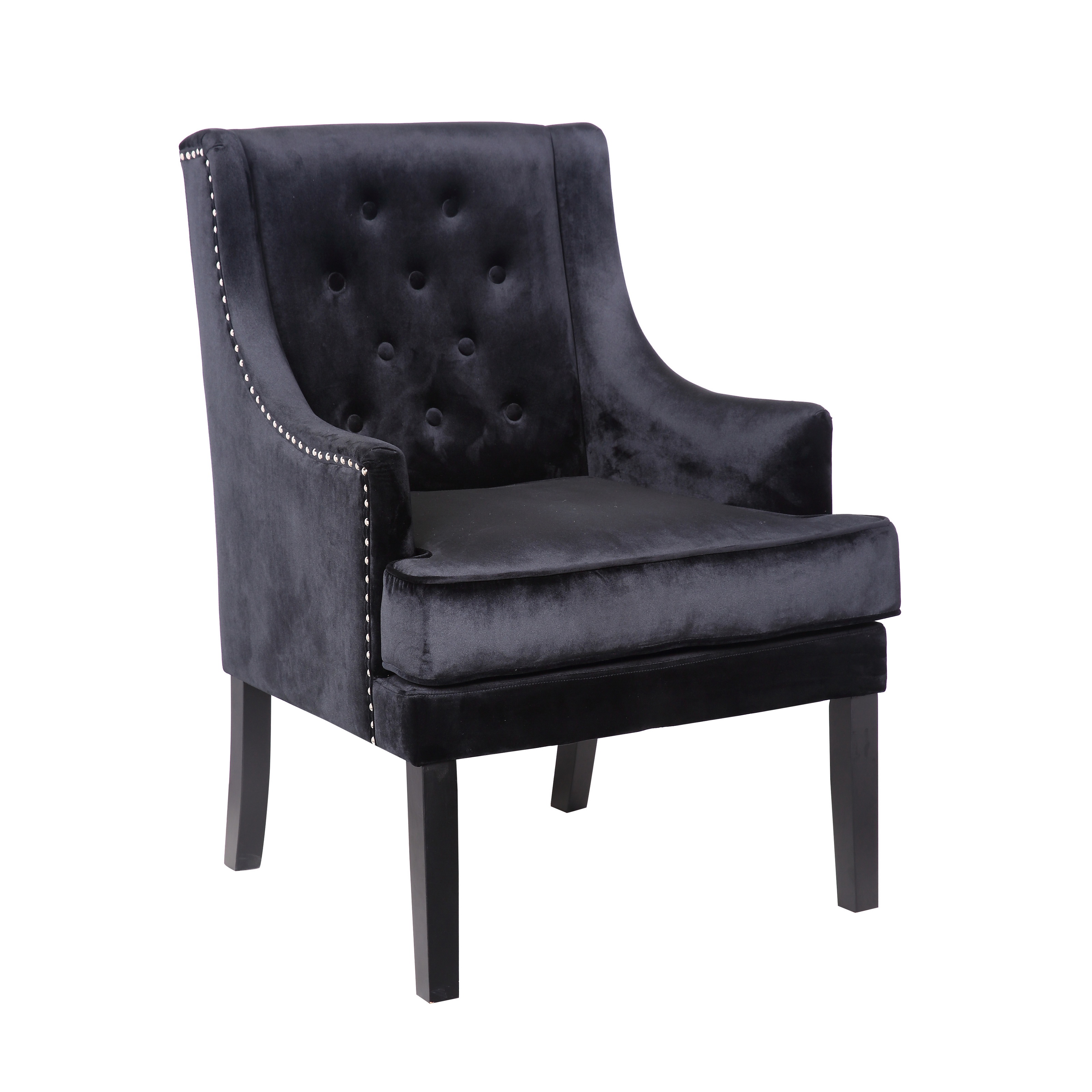 Memphis stol sort velour Vital Design Memphis stol sort velour Vital Design