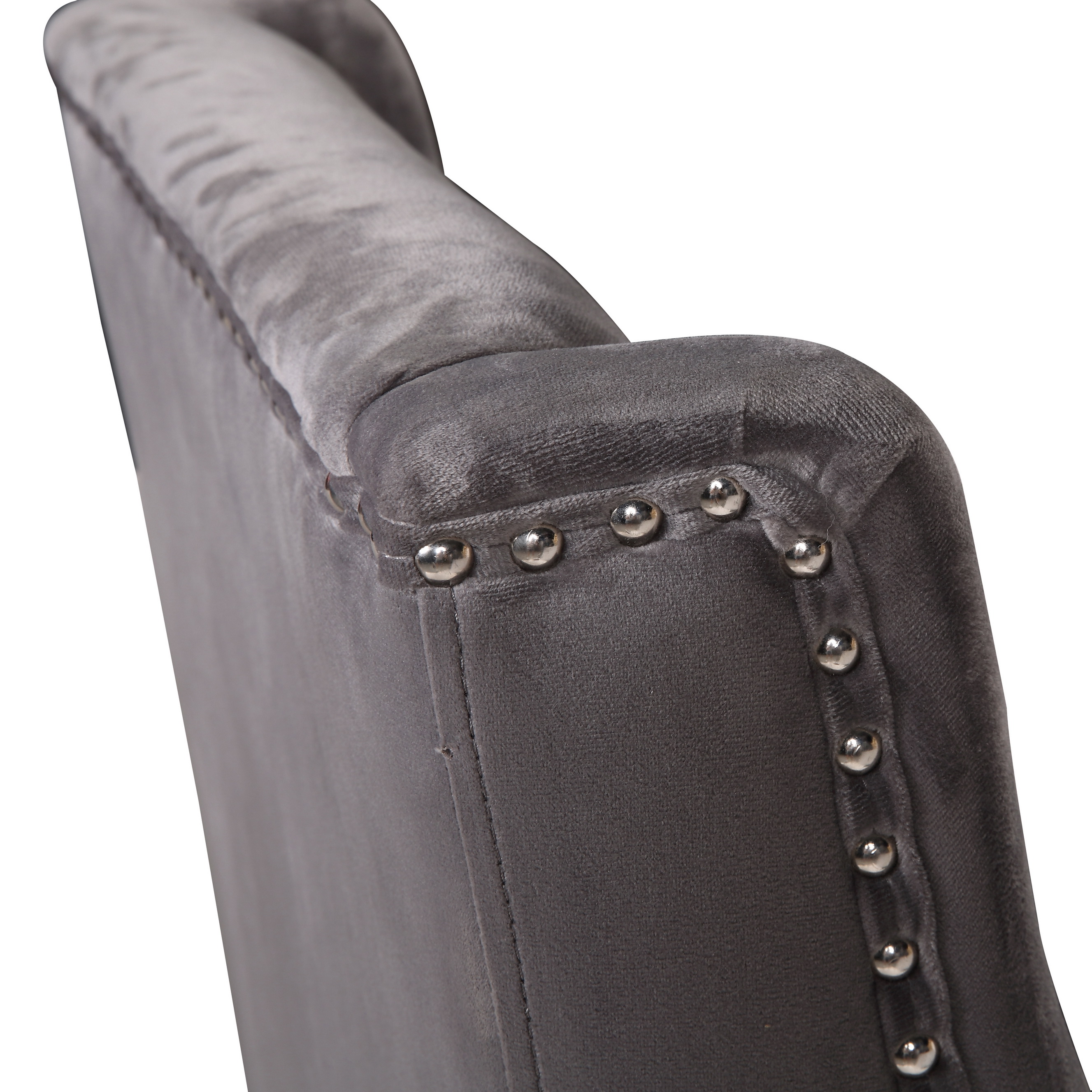 Memphis stol grå velour Vital Design Memphis stol sort velour Vital Design