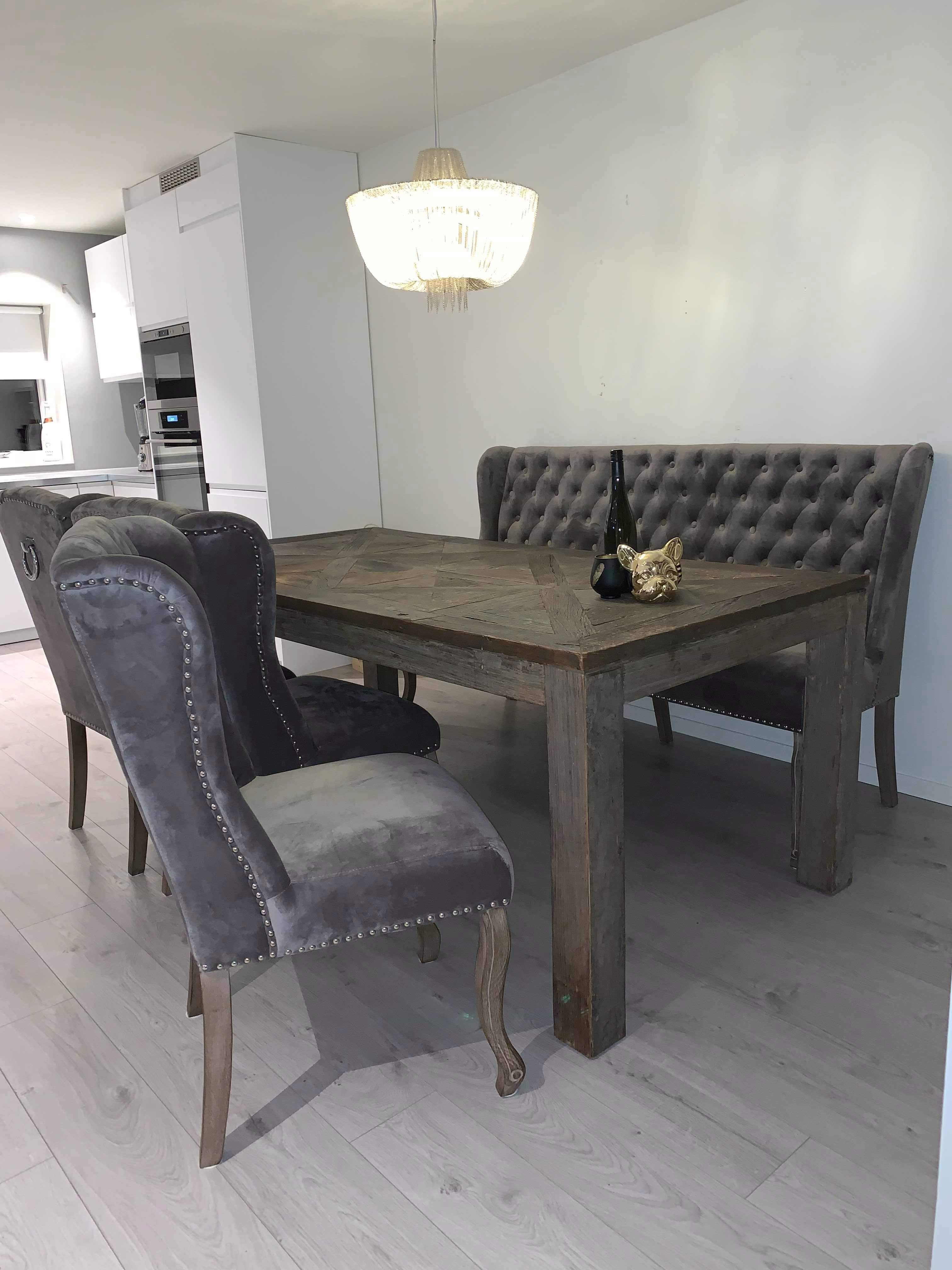 Spisesofa grå Spisesofa grå